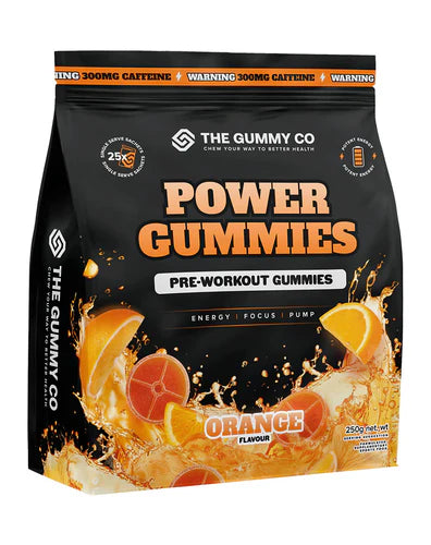 POWER GUMMIES (PRE-WORKOUT GUMMIES) BY THE GUMMY CO