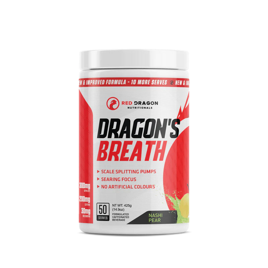Dragons Breath Pre Workout by Red Dragon Nutritionals