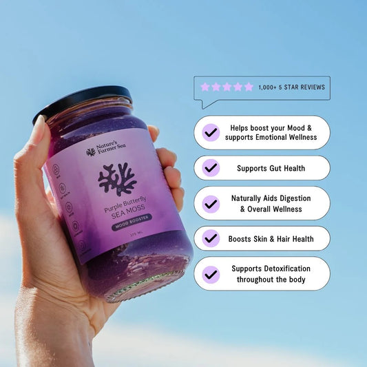 Sea Moss Gel - Purple Butterfly