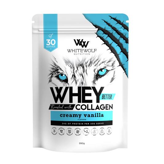Whey Protein + Collagen by White Wolf