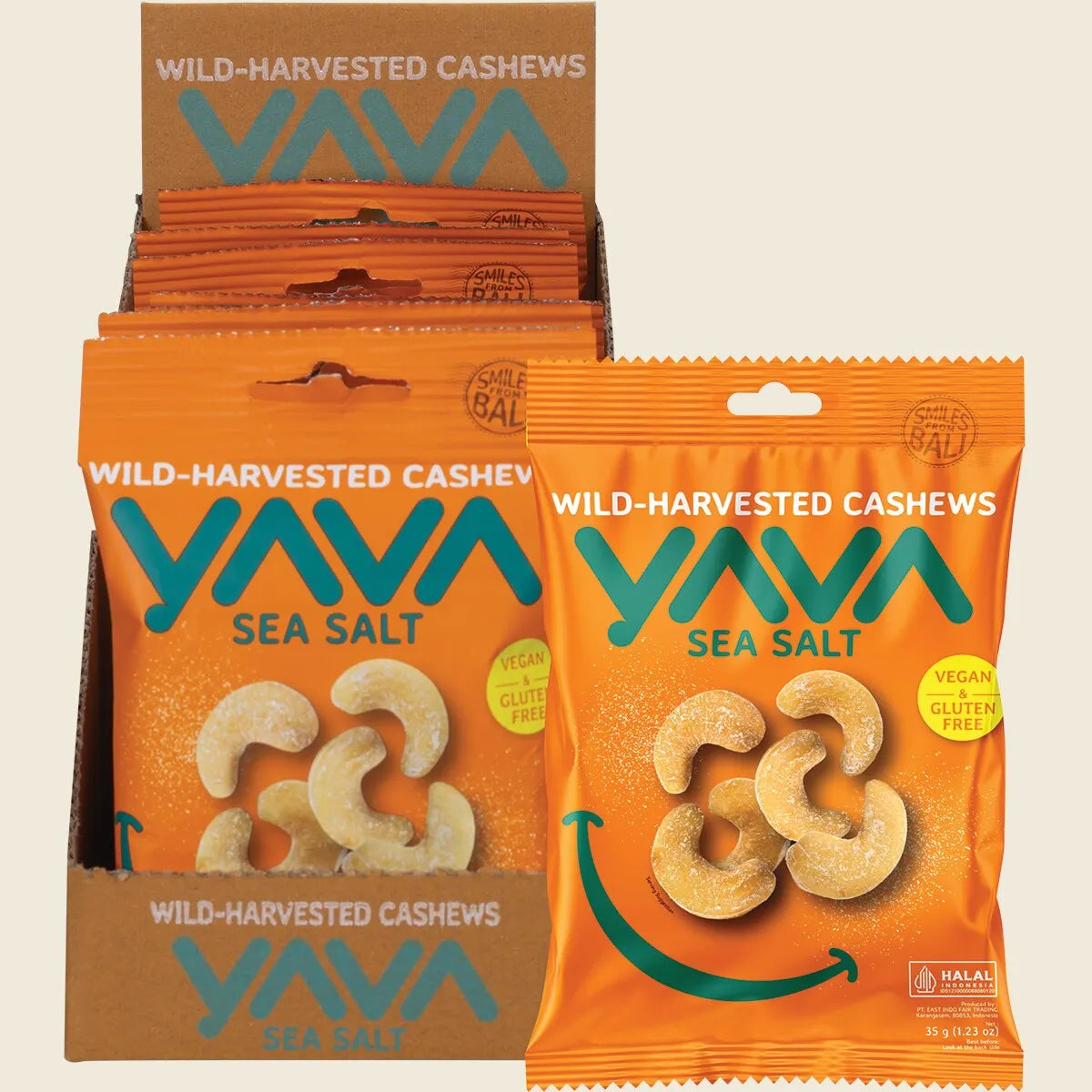 Wild-Harvested Cashews Sea Salt