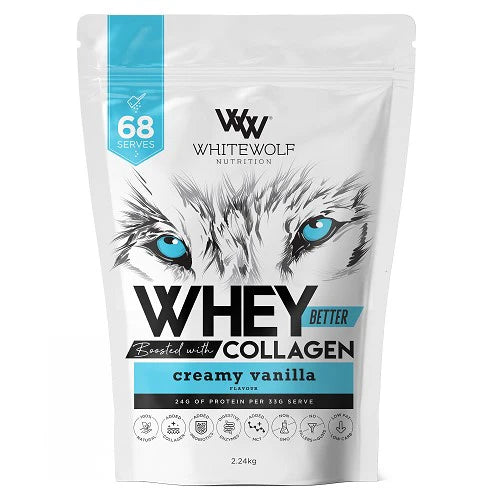 Whey Protein + Collagen by White Wolf