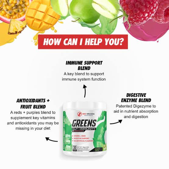 Red Dragon Greens Gut + Immunity