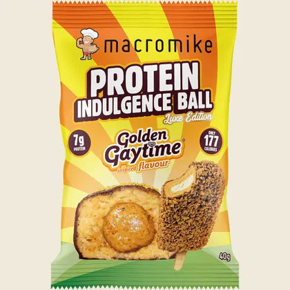 Protein Indulgence Ball Golden Gaytime by Macro Mike