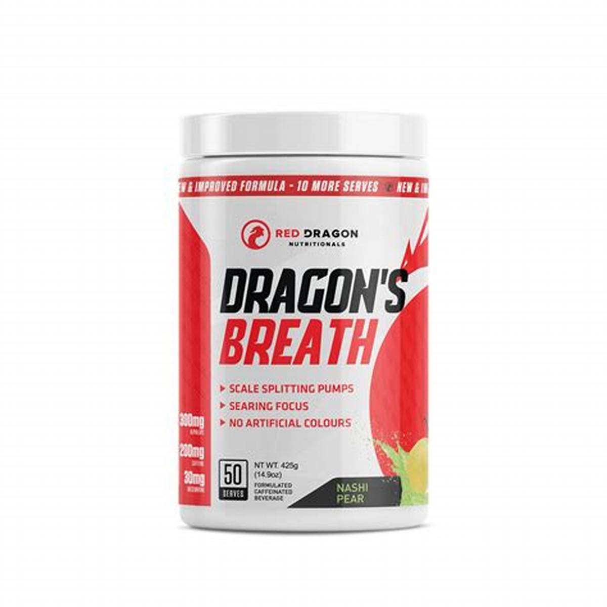 Dragons Breath Pre Workout by Red Dragon Nutritionals
