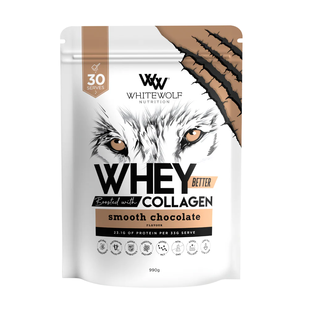 Whey Protein + Collagen by White Wolf