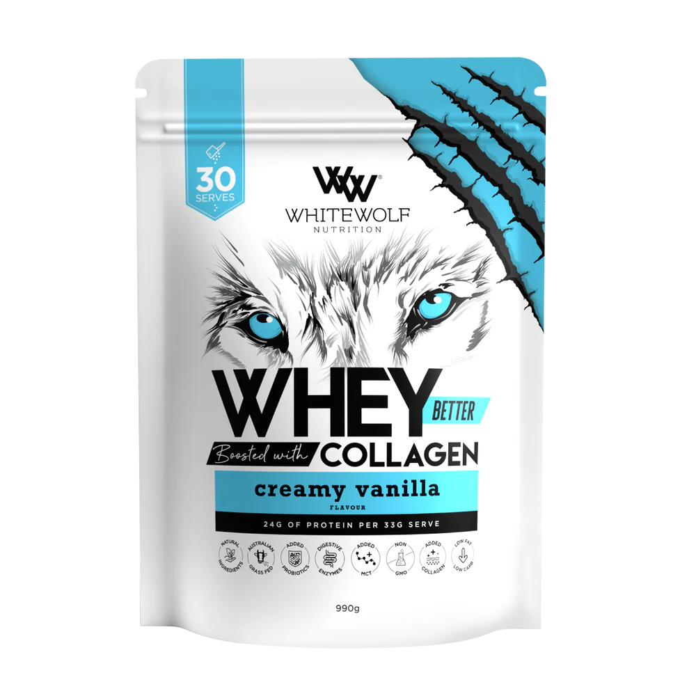 Whey Protein + Collagen by White Wolf