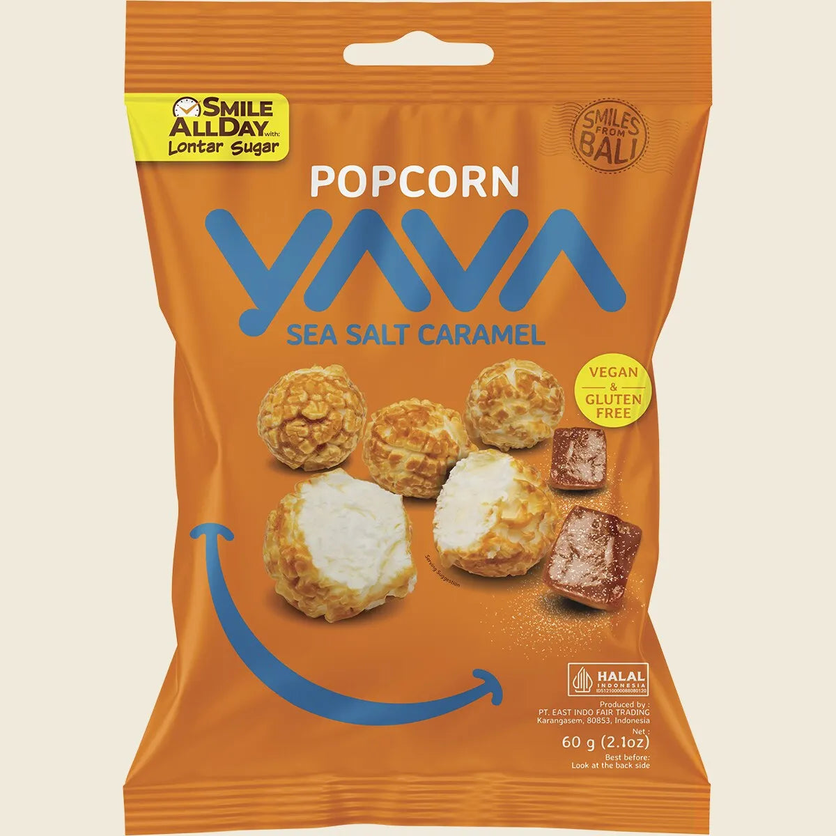 YAVA Popcorn Sea Salt Caramel 60g